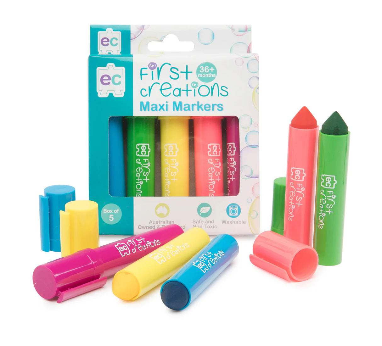 EC -Maxi Markers Box of 5