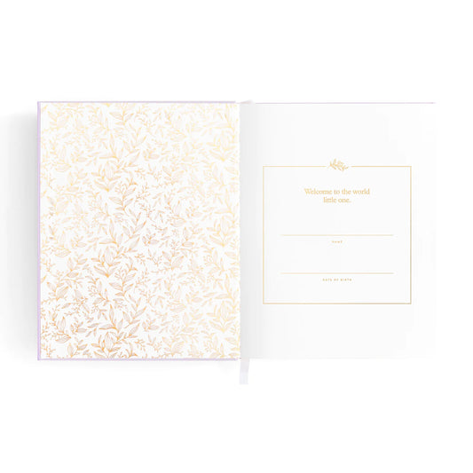 Fox & Fallow- Mini Baby Book- Lilac