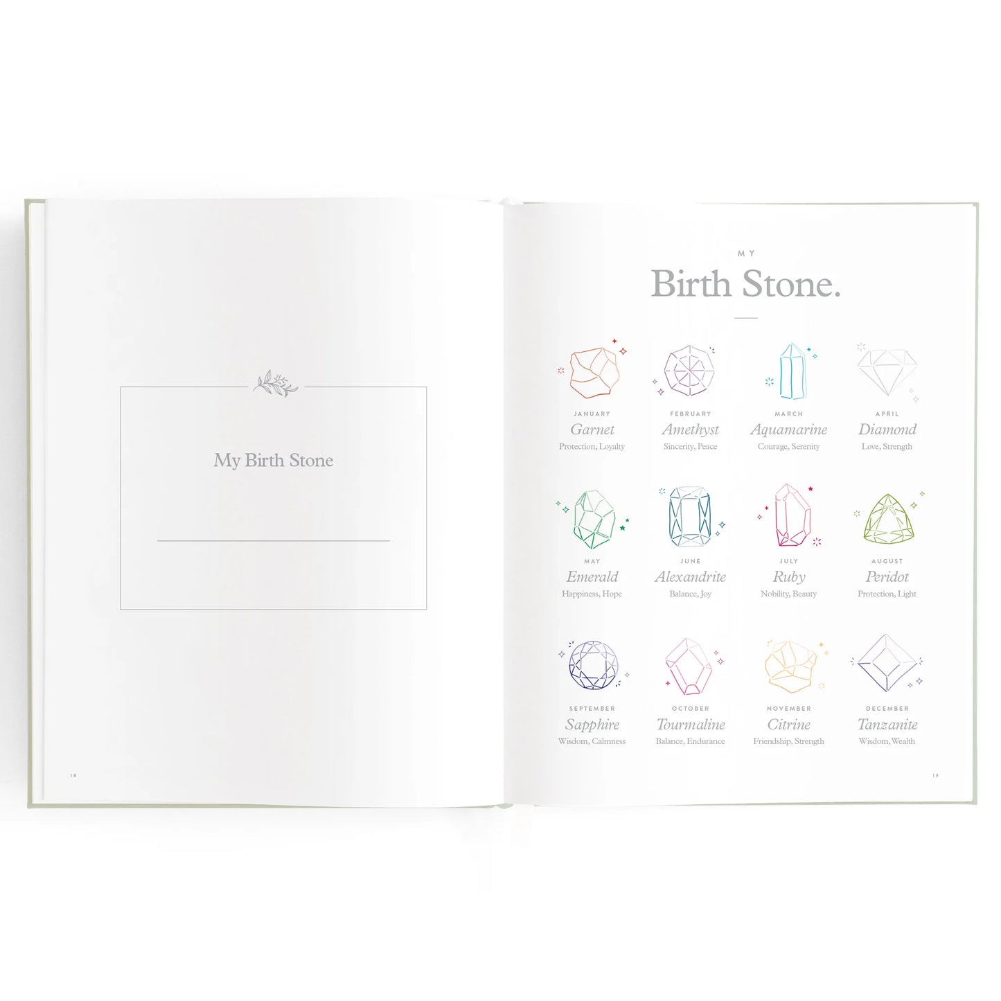 Fox & Fallow - Baby Book Pistachio