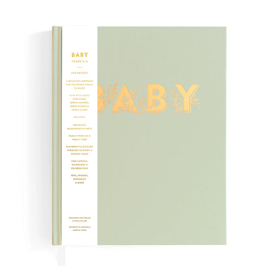 Fox & Fallow - Baby Book Pistachio