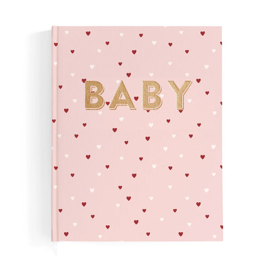 Fox & Fallow Baby Book- Pink Little Hearts