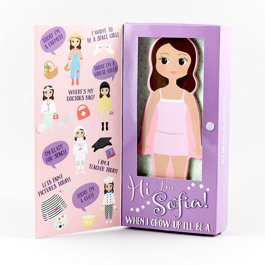 Floss & Rock- Rock Magnetic Dress Up Doll Sophia