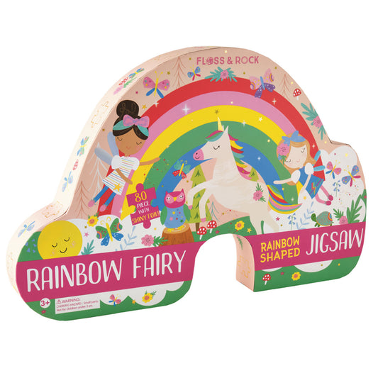 Floss & Rock- Rainbow Fairy Jigsaw Puzzle 80 Pieces