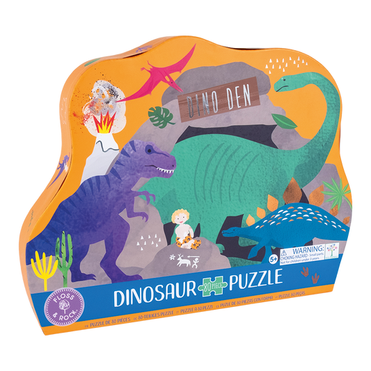 Floss & Rock- Dinosaur Fairy Jigsaw Puzzle 80 Pieces