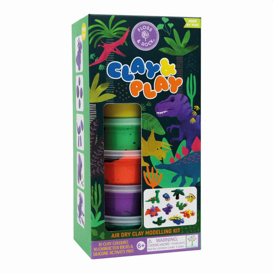 Floss & Rock- Clay & Play- Dinosaur