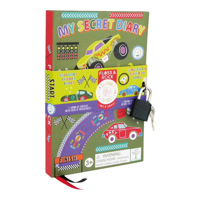 Floss & Rock- Rock My Secret Scented Diary- Cars