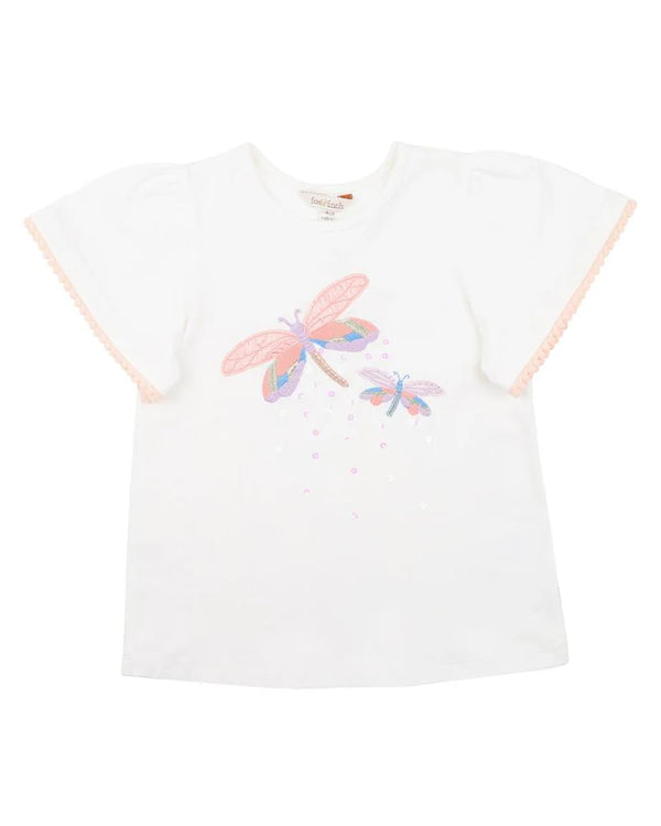 Bebe - Palm Cover Dragonfly Tee