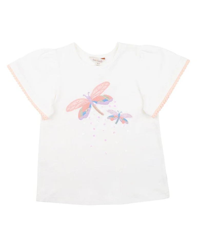 Bebe - Palm Cover Dragonfly Tee