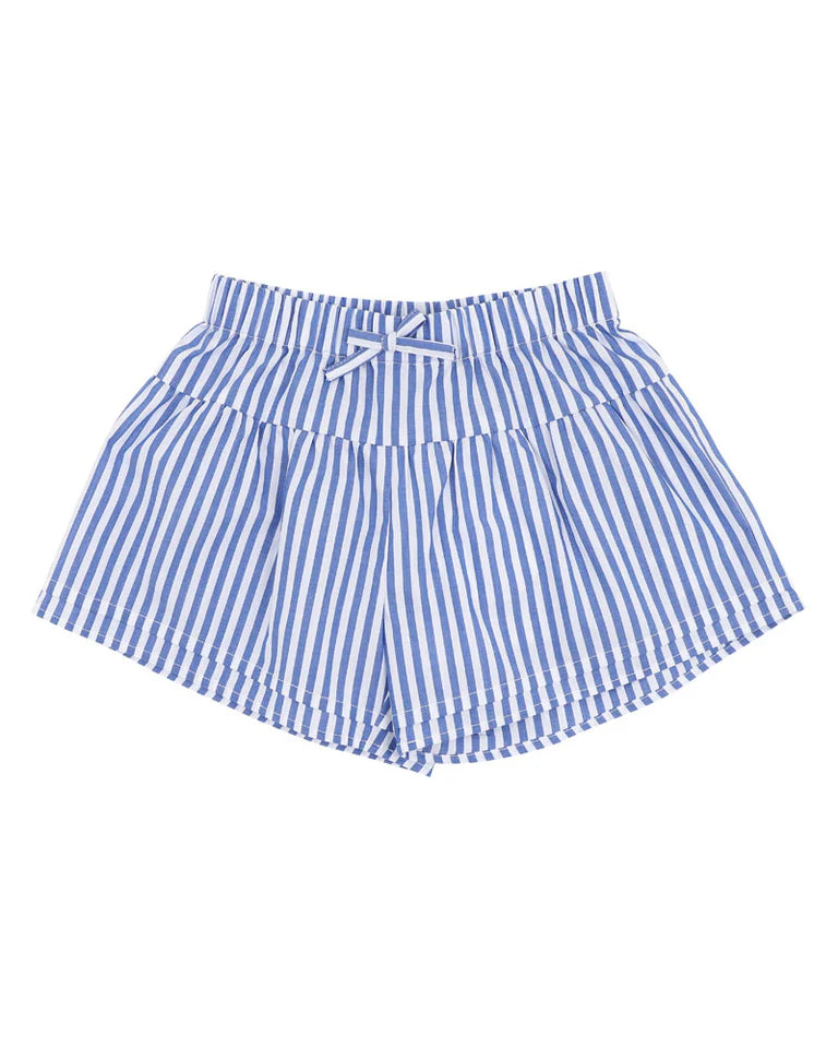 Bebe - Summer Vacay Stripe Flared Shorts