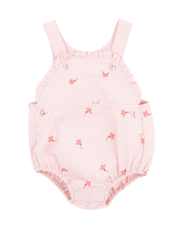 Bebe - Songbird Embroidered Overalls