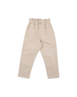 Fox & Finch- Cream Paper Bag Twill Pants