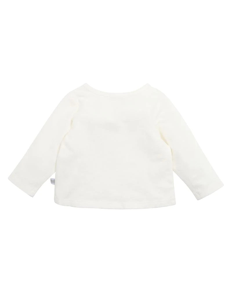 Fox & Finch- Cream Daisy Long Sleeve Tee