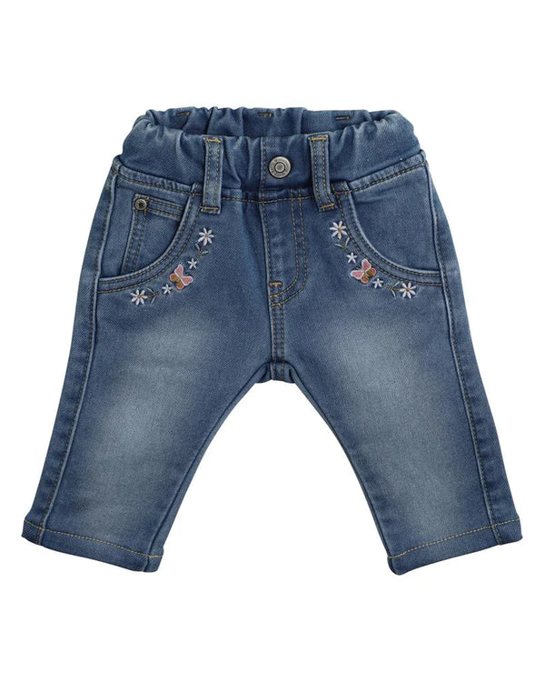 Fox and Finch - Girls Floral Denim Jeans