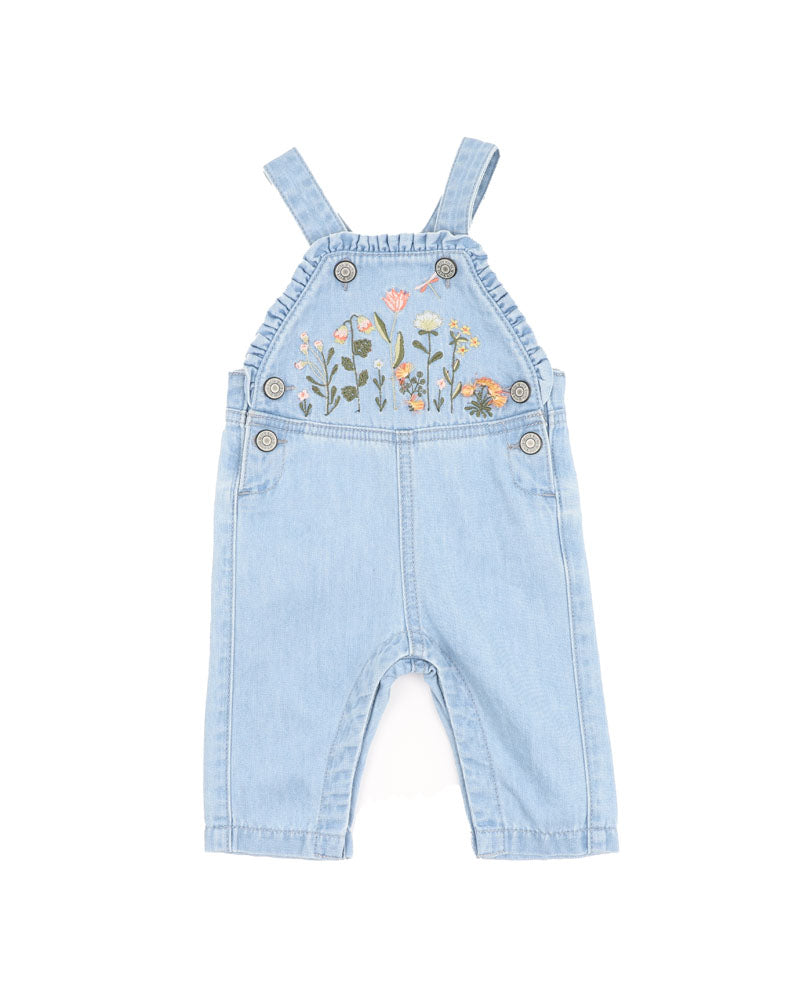Fox & Finch - Botanica Embroidered Overalls