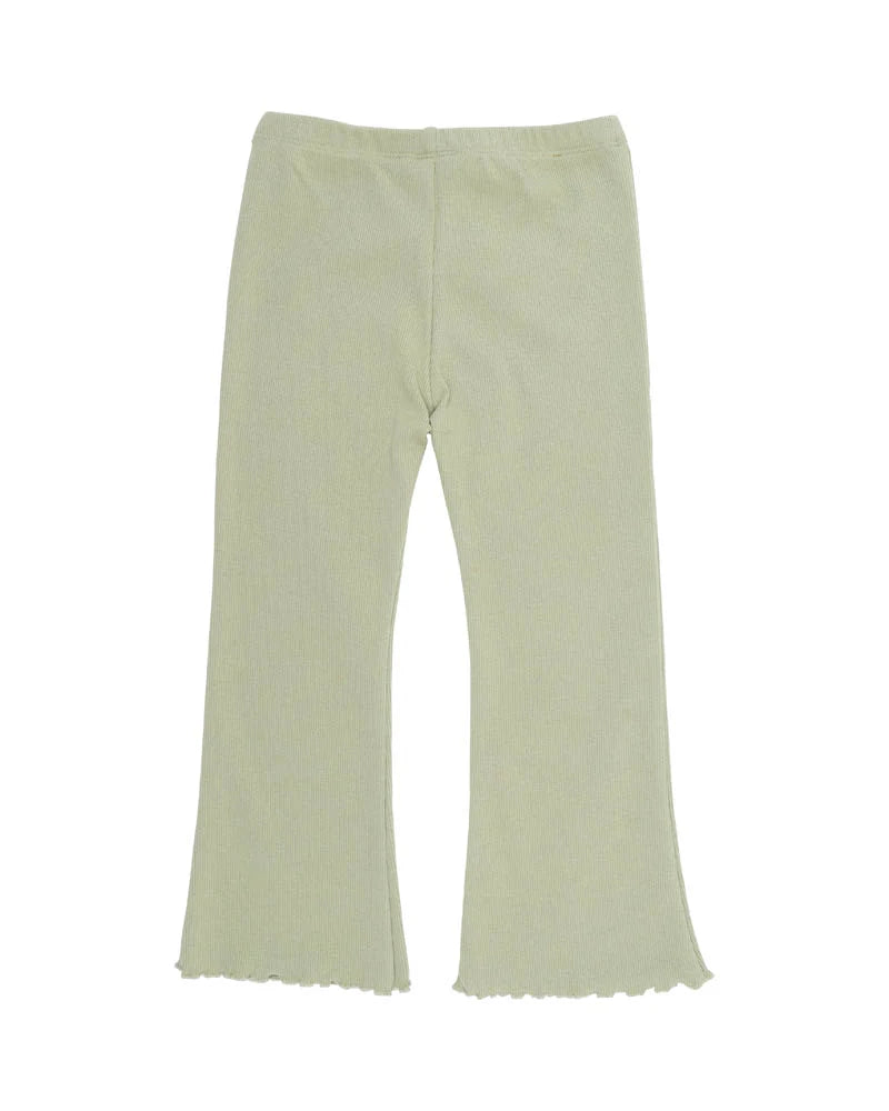 Bebe-  Orchard Bloom Rib Flared Leggings