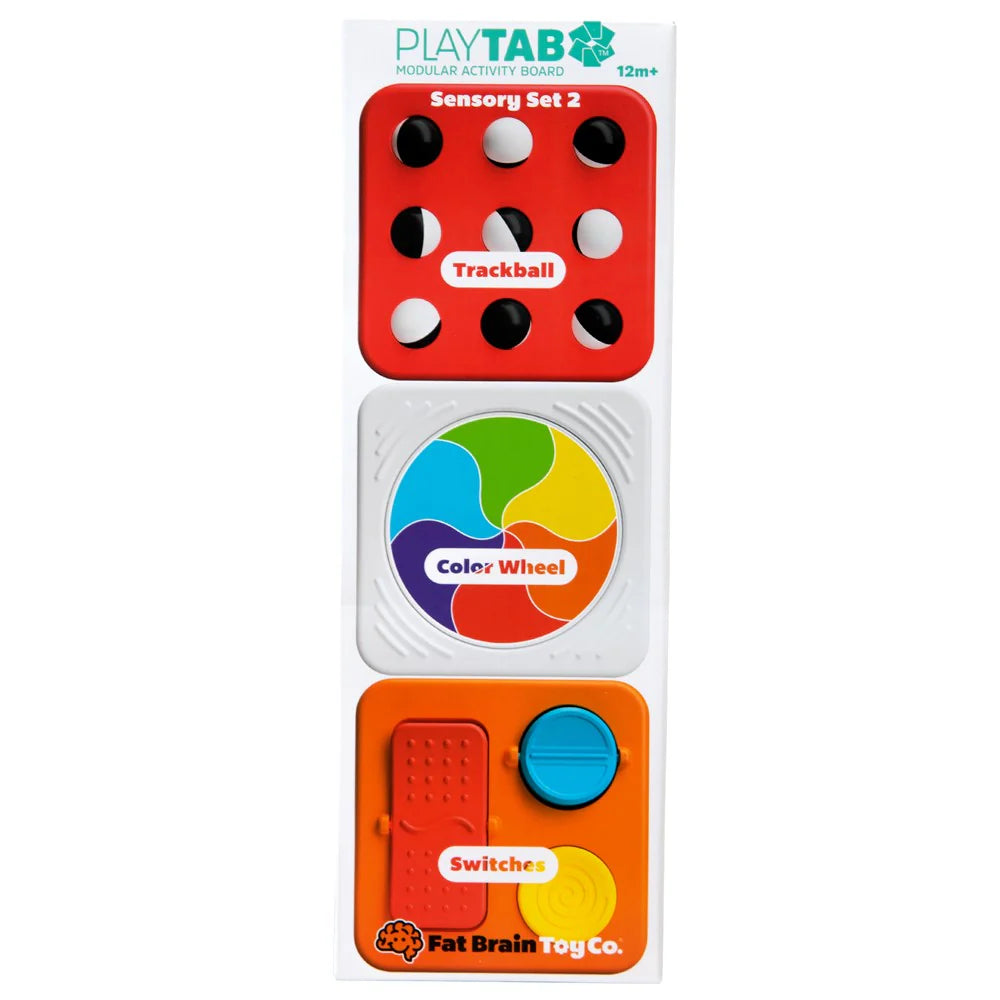 FatBrain PlayTab Sensory Set 2 (Trackball Tile, Color Wheel, Switches Tile)