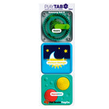 Fat Brain- PlayTab Sensory Set 4 (Gears, Lenticular, Squeaker Tile)