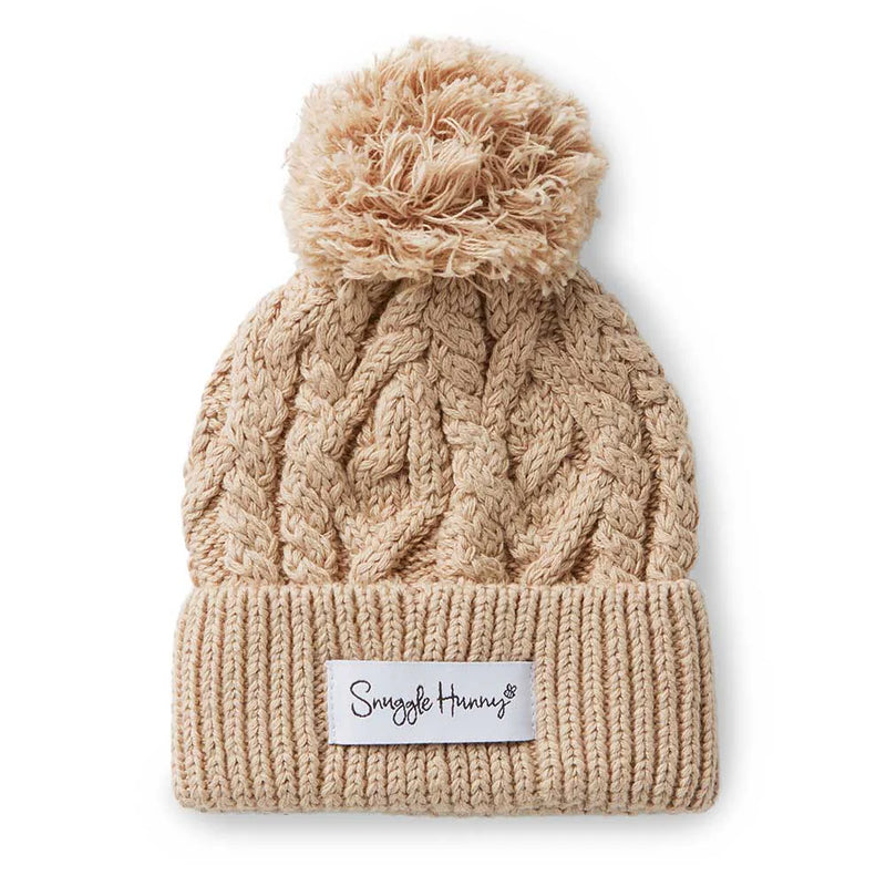 Snuggle Hunny - Hazelnut Organic Knit Beanie