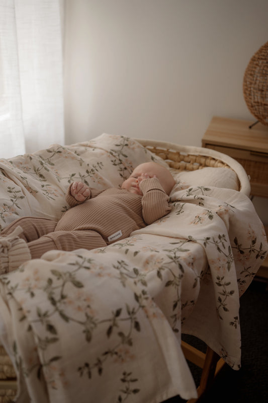 Pop Ya Tot- Fleur Blank Swaddle Wrap