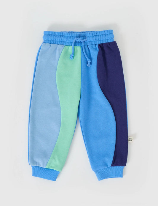 Goldie + Ace - Rio Wave Terry Sweatpants Ocean Blue