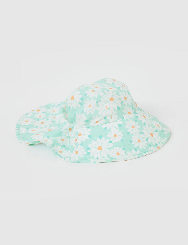 Goldie + Ace - Daisy Delight Legionnnaires Swim Hat Lagoon