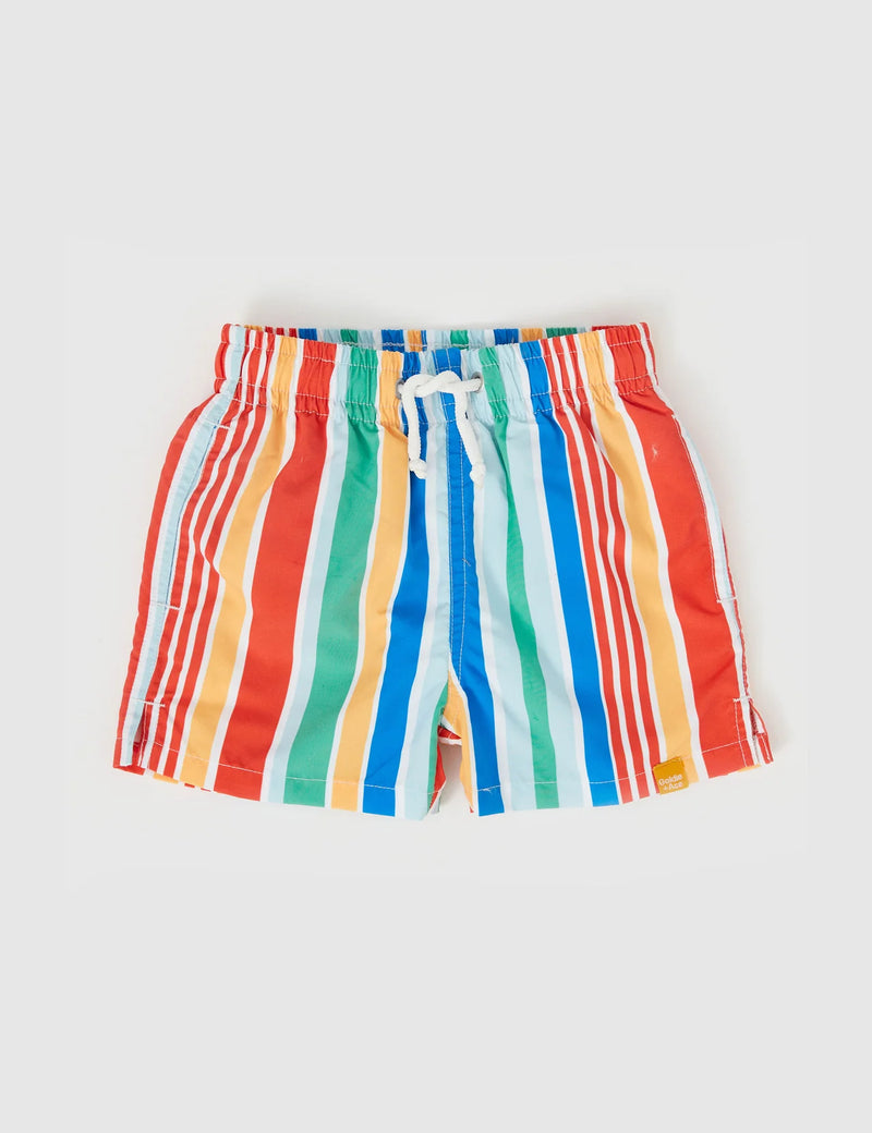 Goldie + Ace - Bold Stripe Board Shorts Primary