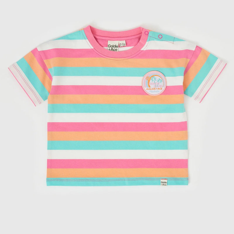 Goldie + Ace - Beach Club Stripe T-Shirt