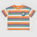 Goldie + Ace - Dino Valley Nostalgia Stripe T-Shirt