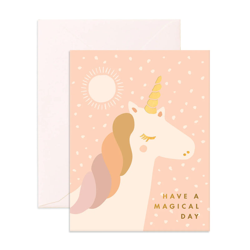 Fox & Fallow- Magical Unicorn Greeting Card