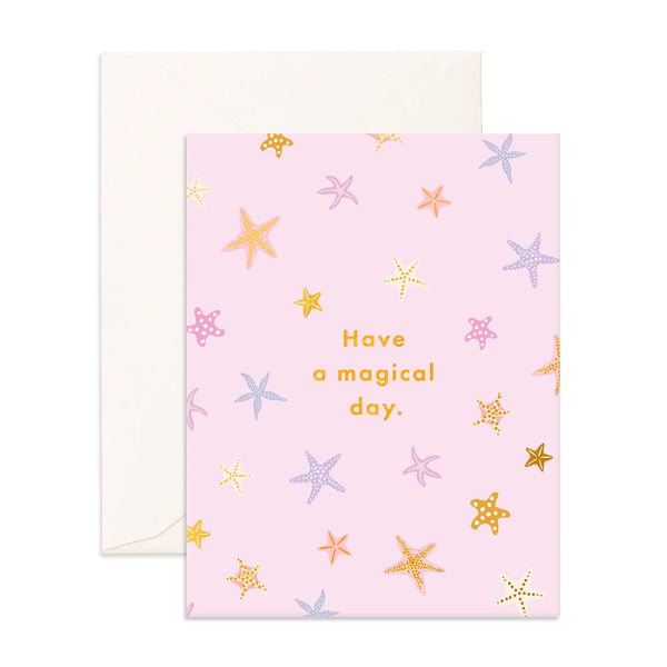 Fox & Fallow- Magical Day Starfish Greeting Card