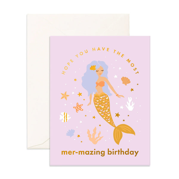 Fox & Fallow- Mer-mazing Birthday Greeting Card