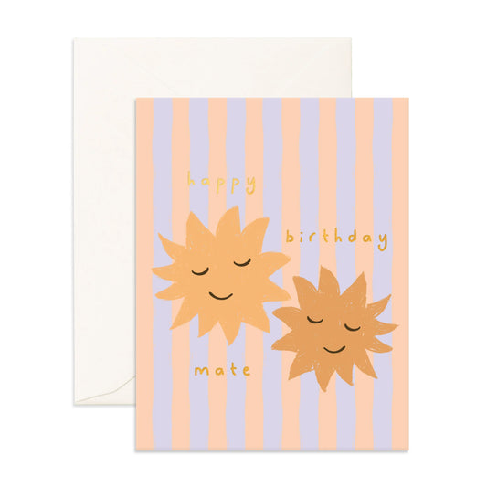 Fox & Fallow - Birthday Mate Suns Greeting Card
