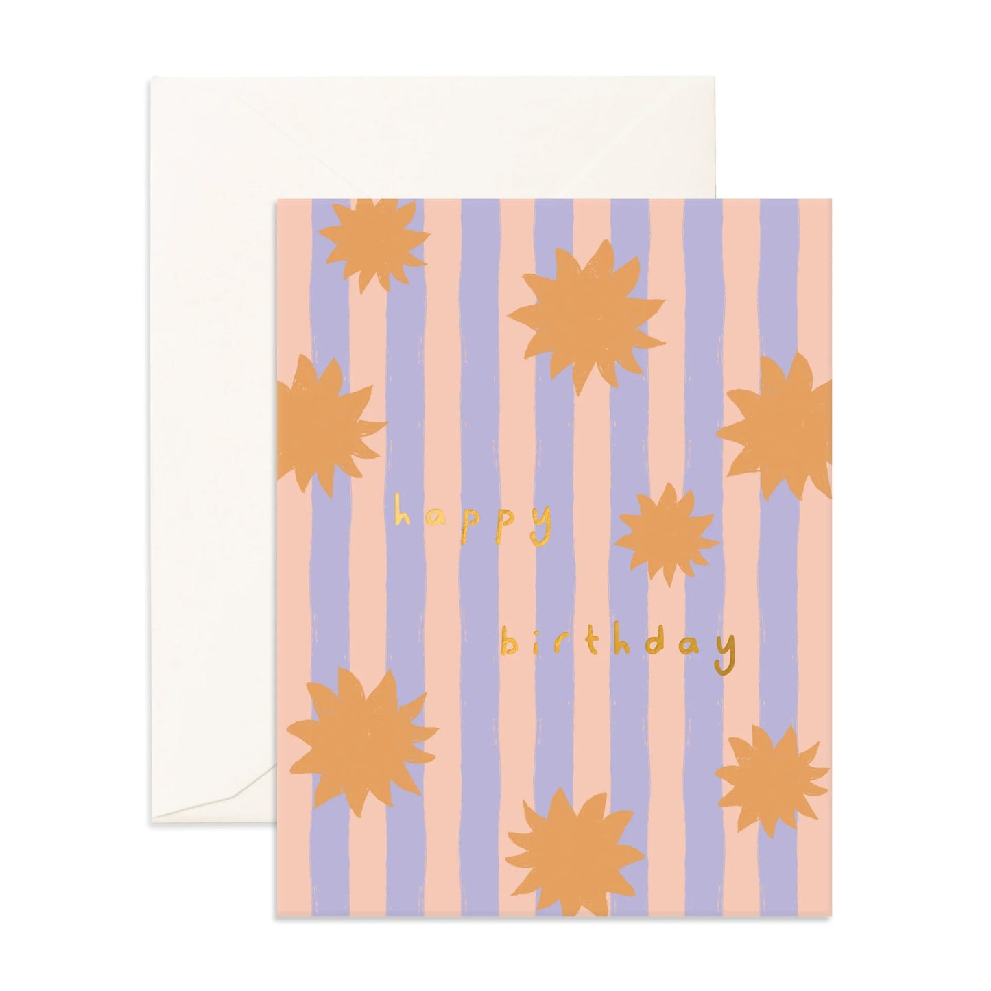 Fox & Fallow - Birthday Suns Stripe Greeting Card