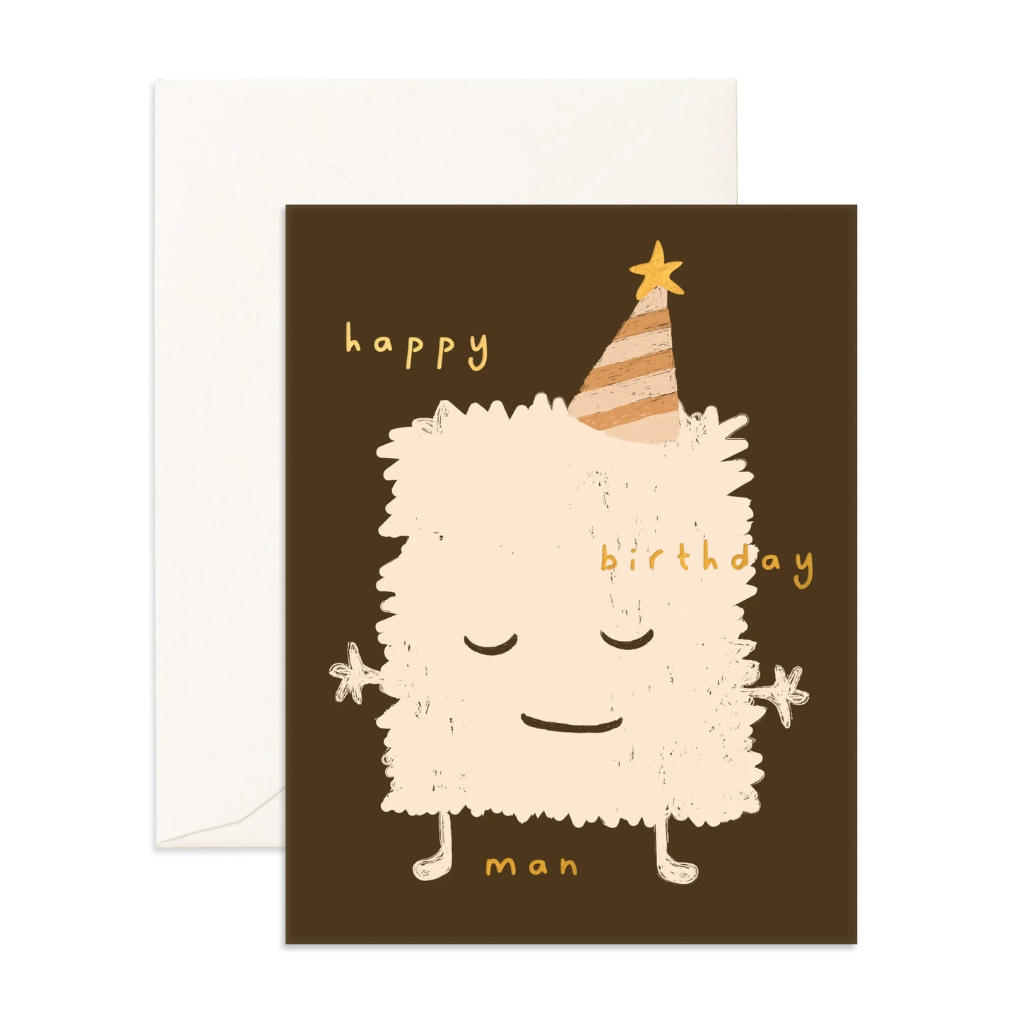 Fox & Fallow - Little Monster Man Greeting Card