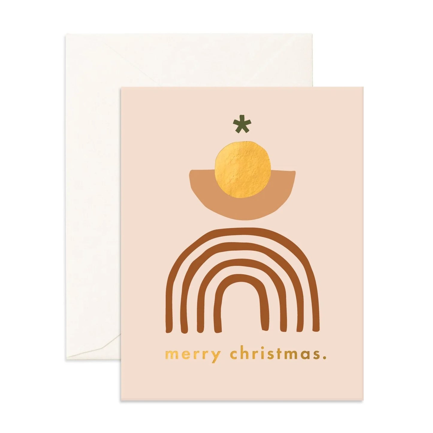 Fox & Fallow - Christmas Boho Angel Greeting Card