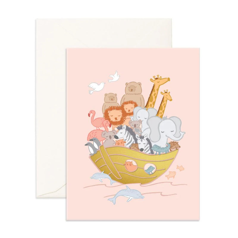 Fox & Fallow- Noah's Ark Greeting Card