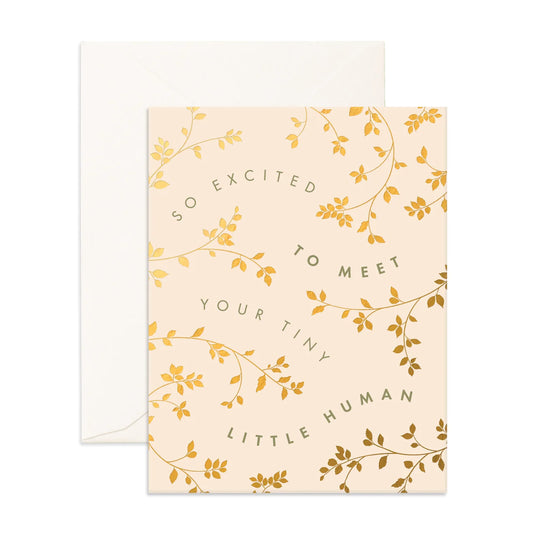 Fox & Fallow- Tiny Human Vines Greeting Card