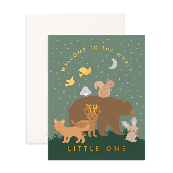 Fox & Fallow- Little One Woodland Greeting Card