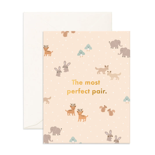 Fox & Fallow - Perfect Pair Greeting Card