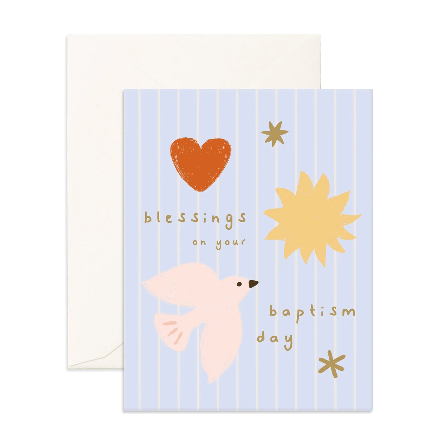 Fox & Fallow - Blessings Baptism Greeting Card
