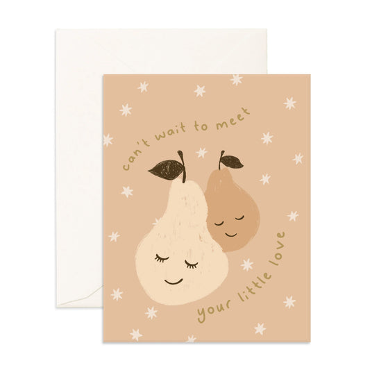 Fox & Fallow - Meet Little Love Pear Greeting Card