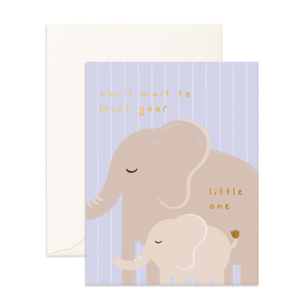 Fox & Fallow - Little One Elephant Greeting Card