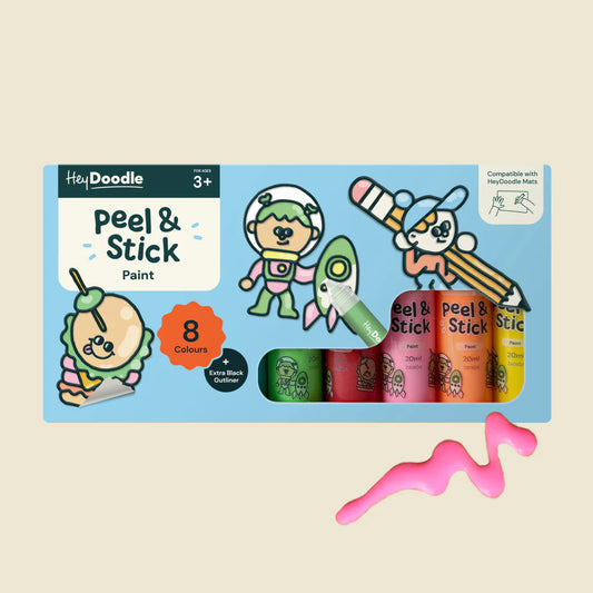Hey Doodle- Peel & Stick- Solid Paint