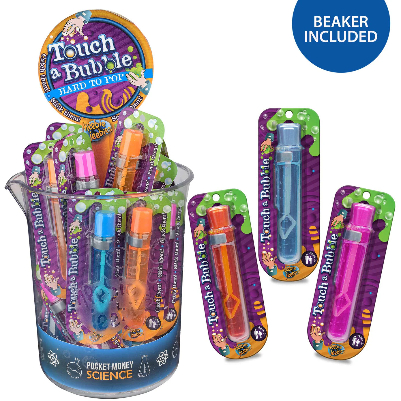 Pocket Money Science- Touch Bubbles- Assorted