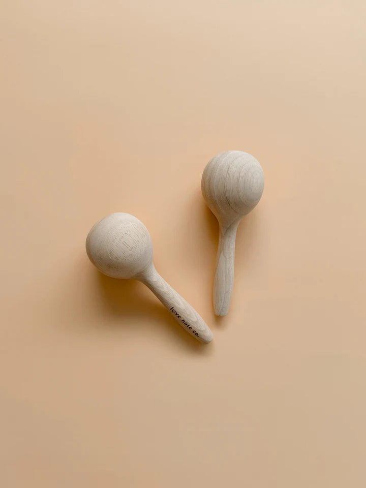 Love Note Co: Wooden Musical Maracas