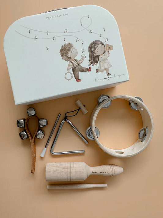 Love Note Co: Wooden Musical Toy Set