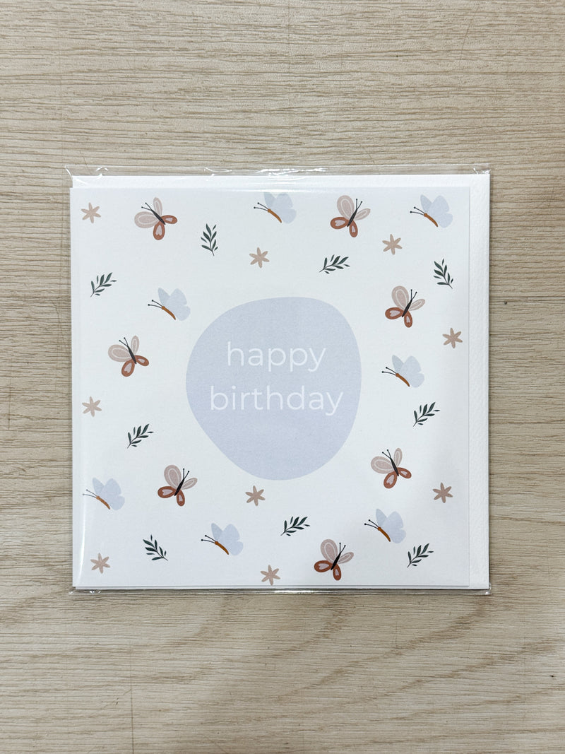 Petite Vous - Greeting Card - Happy Birthday Butterflies