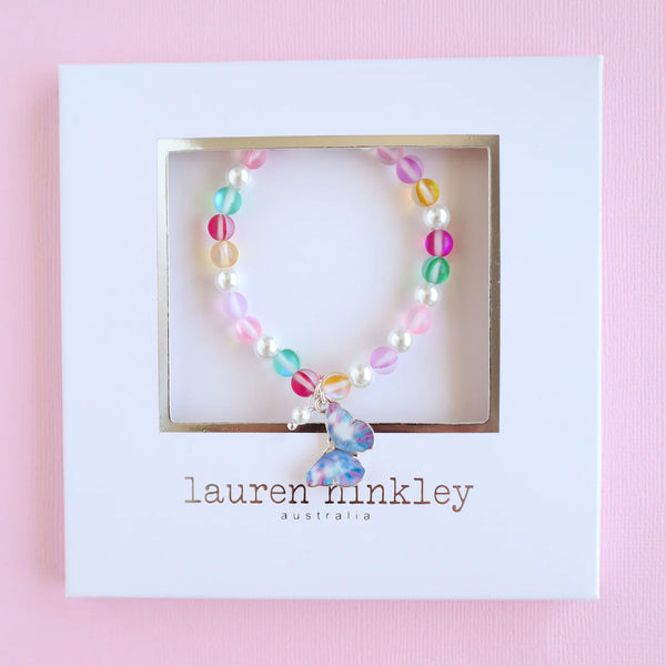 Lauren Hinkley Jewellery- Petite Fluer Butterfly Elastic Bracelet