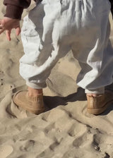 Little Sohls- S-Series Slip On Shoe- Sandstone Brown