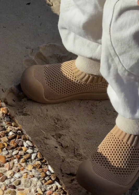 Little Sohls- S-Series Slip On Shoe- Sandstone Brown